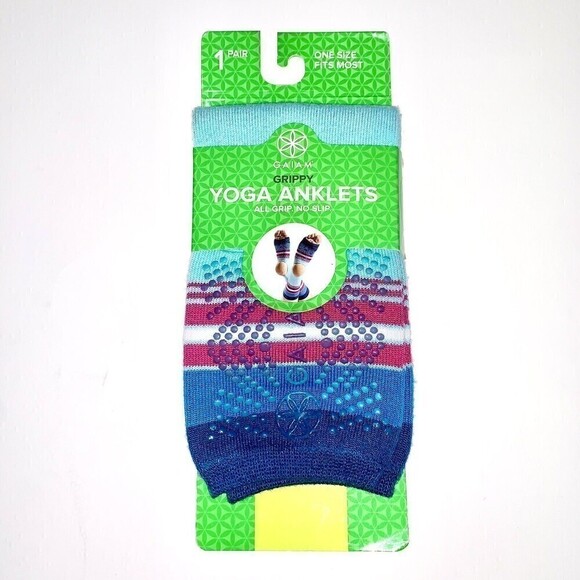 GAIAM Yoga Anklet Grip Socks One Size‎ - Picture 1 of 2
